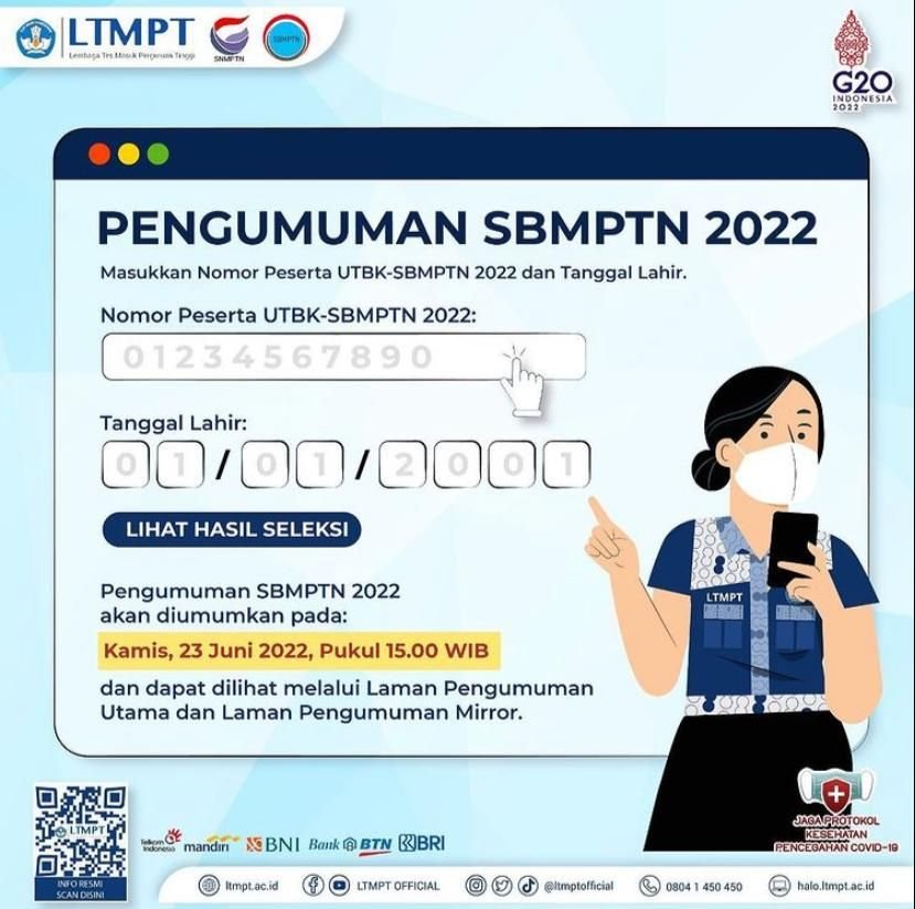 SEBENTAR LAGI! Pengumuman Hasil UTBK SBMPTN 2022, Ini 32 Link Mirror Antisipasi Server Utama Down 2 SEBENTAR LAGI! Pengumuman Hasil UTBK SBMPTN 2022, Ini 32 Link Mirror Antisipasi Server Utama Down