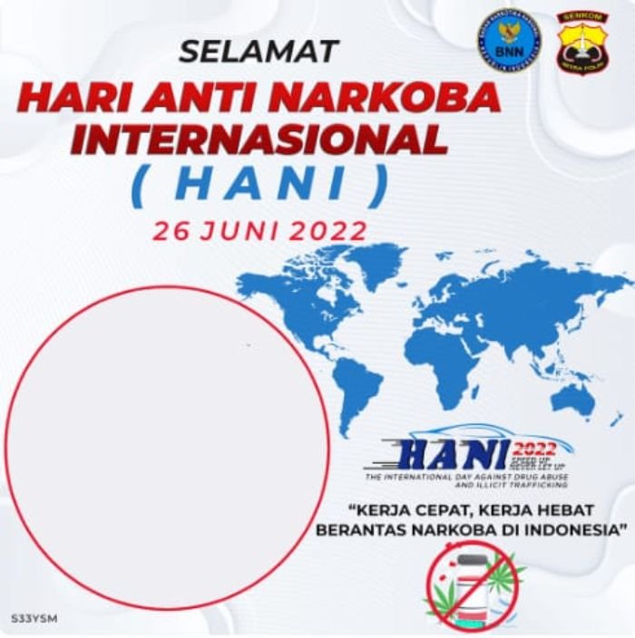 Terbaru! 19 Link Twibbon Hari Anti Narkoba Internasional 2022, Desain Menarik, Unik dan Paling Banyak Dicari