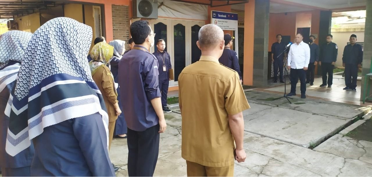 Komisioner RI Pimpin Apel di Kantor Bawaslu Cilegon, Ini Pesan yang Disampaikan