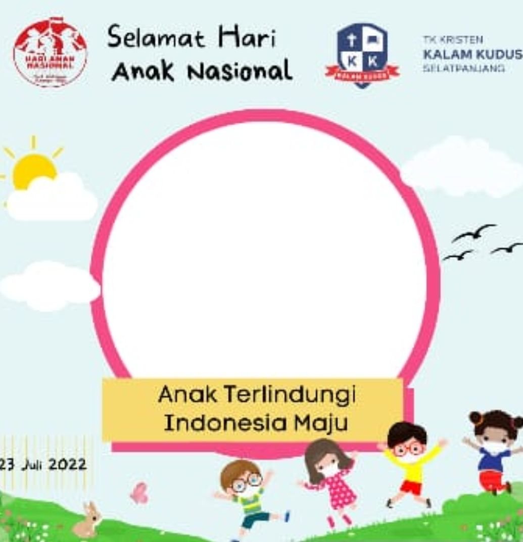13 Link Twibbon Hari Anak Nasional 2022, Desain Cute dan Sweet, Download Gratis Cuma di Sini