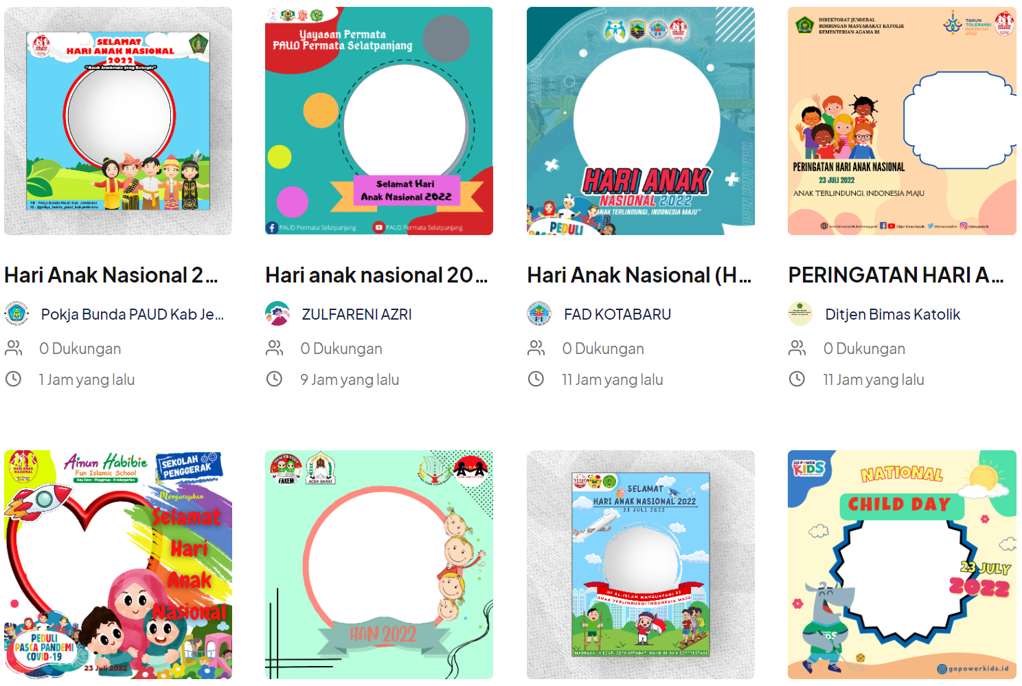 TRENDING! 25 Twibbon Hari Anak Nasional 2022, Beragam dan Penuh Warna 7 Kumpulan Link Twibbon Hari Anak Nasional 2022, Bagikan di WhatsApp, Intstagram, dan Facebook Sekarang Juga!