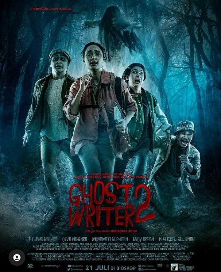 Jadwal Tayang dan Harga Tiket Nonton Ghost Writer 2 Hari ini di Bioskop Bogor 6 Sinopsis dan Daftar Pemeran Ghost Writer 2 Tayang Hari ini 21 Juli 2022