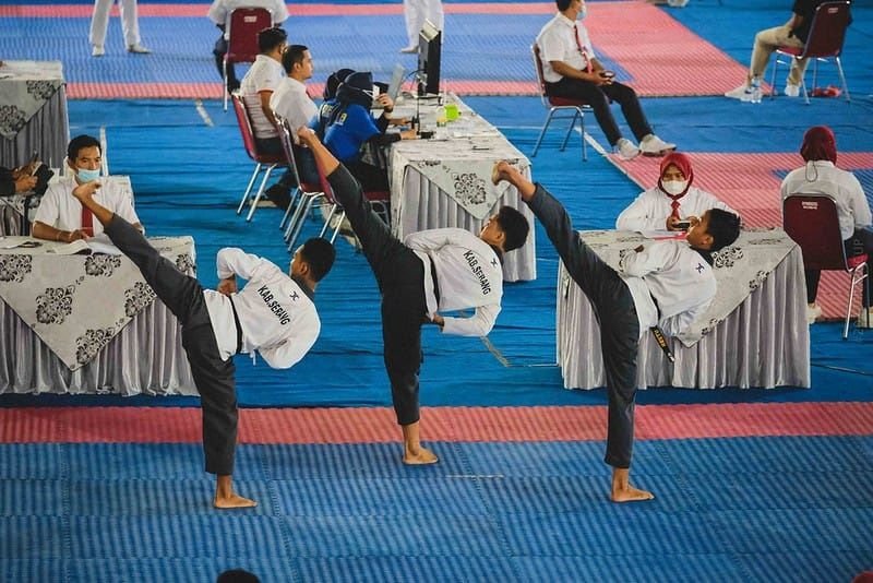 Taekwondo Kabupaten Serang Dapat Perak, Evaluasi Tetap Berjalan Demi Medali