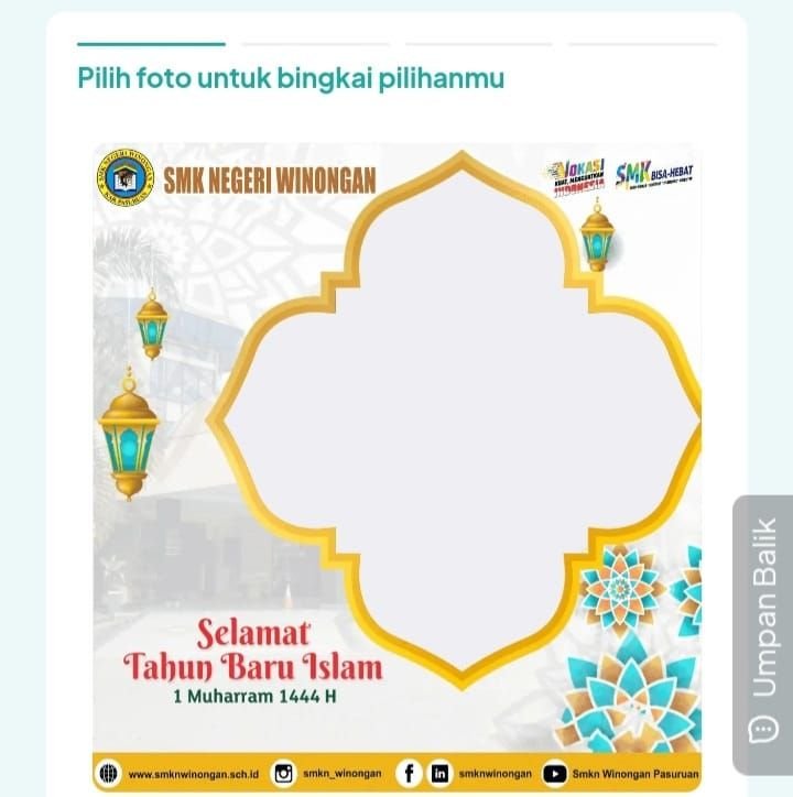 Yuk Digunakan Link Twibbon dan Ucapan Selamat Muharram yang Menyentuh Hati
