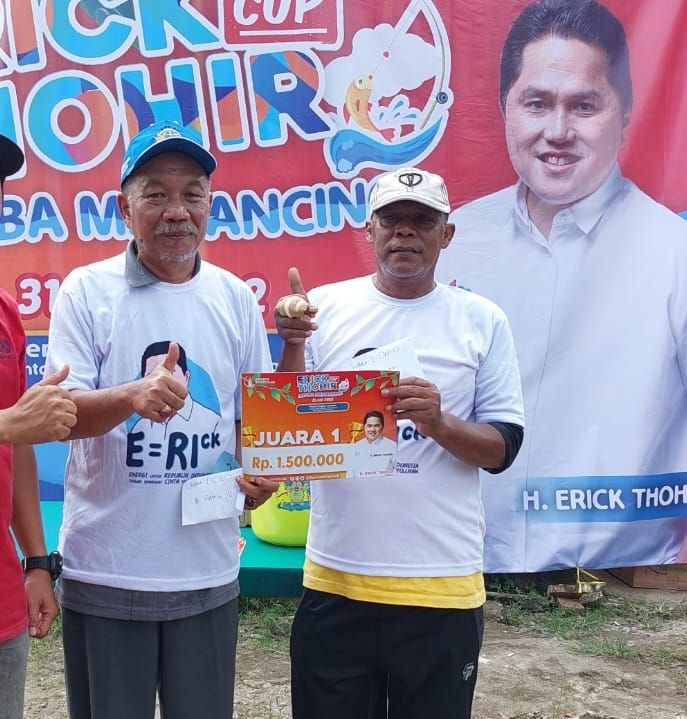 Pemancing Senior Juarai Lomba Erick Thohir Cup