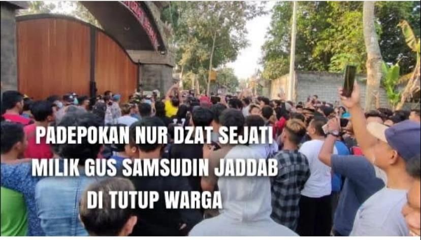 Alasan Warga Menutup Padepokan Nur Dzat Sejati Milik Gus Samsudin