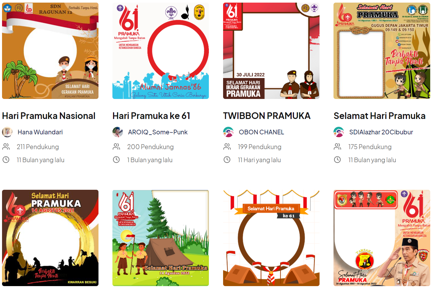 BANYAK DICARI! 15 Link Twibbon Hari Pramuka 2022, Cocok Dibagikan di Media Sosial 1 20 Link Twibbon Hari Pramuka ke 61, Desain Kekinian, Keren, Elegan