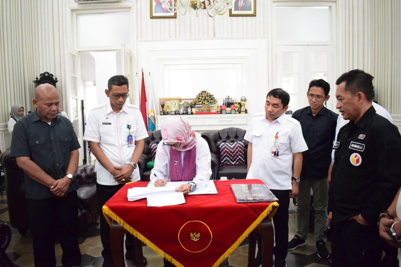 Pemkab Lebak Hibahkan Tanah untuk Dukung Kinerja Bawaslu