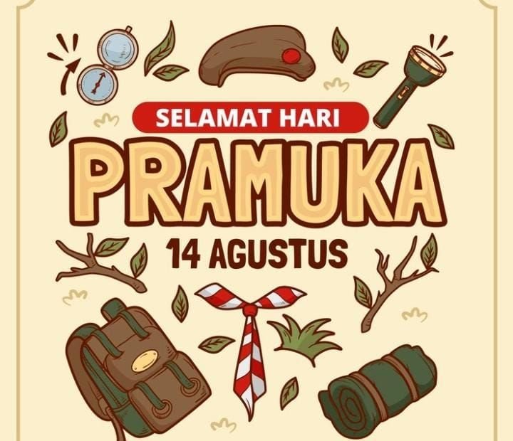 Kumpulan Ucapan Hari Pramuka ke 61, 14 Agustus 2022, Penuh Keberanian dan Semangat yang Berkobar