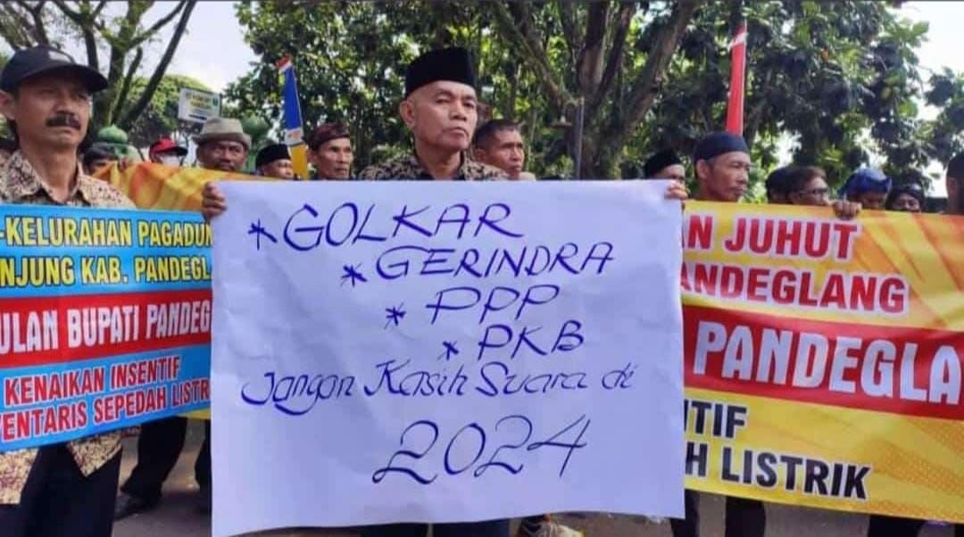 RT RW di Pandeglang Ancam Tak Beriakan Suara untuk Parpol Penolak Pembelian Sepeda Listrik