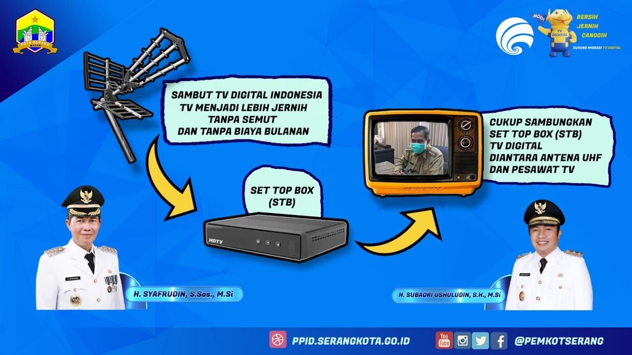 Lebih Berkualitas, Diskominfo Kota Serang Ajak Masyarakat Beralih ke TV Digital