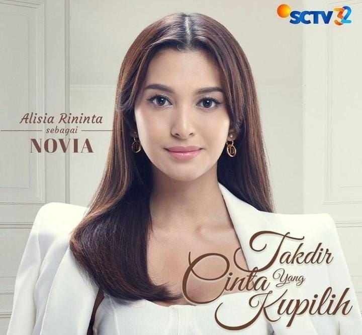 Profil Alisia Rininta pemeren Novia yang diabaikan suaminya di sinetron Takdir Cinta yang Kupilih