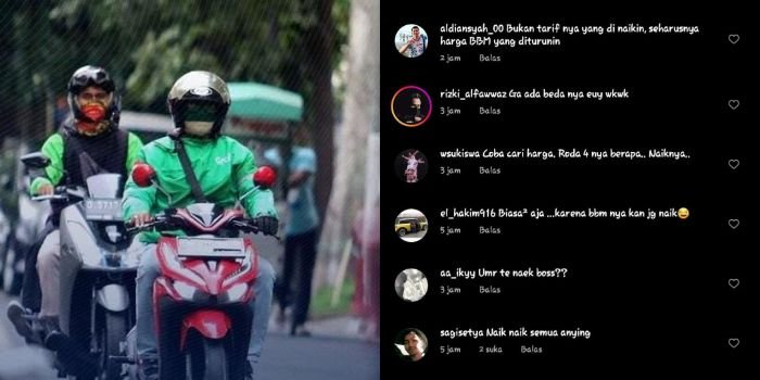 Kenaikan Tarif Ojol Berlaku 10 September 2022, Warganet Pertanyakan Gaji Kapan Naik? 2 Kenaikan Tarif Ojol Berlaku 10 September 2022, Warganet Pertanyakan Gaji Kapan Naik?