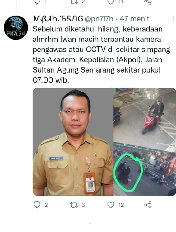 PNS Saksi Korupsi di Semarang Diduga Dibunuh dan Dibakar 1 PNS Saksi Korupsi di Semarang Diduga Dibunuh dan Dibakar