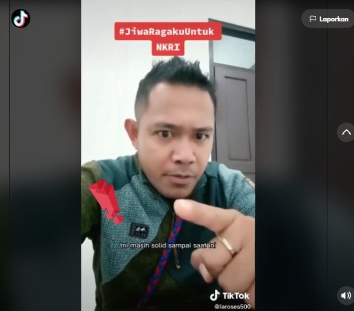 Tegas! Pria yang Mengaku Prajurit TNI Tak Terima Ucapan Effendi Simbolon, Prajurit TNI: Kami Akan Mencari Kau