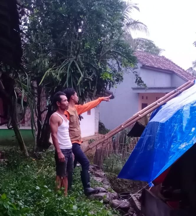 Belasan Rumah di Lebak Rusak Karena Dihantam Puting Beliung