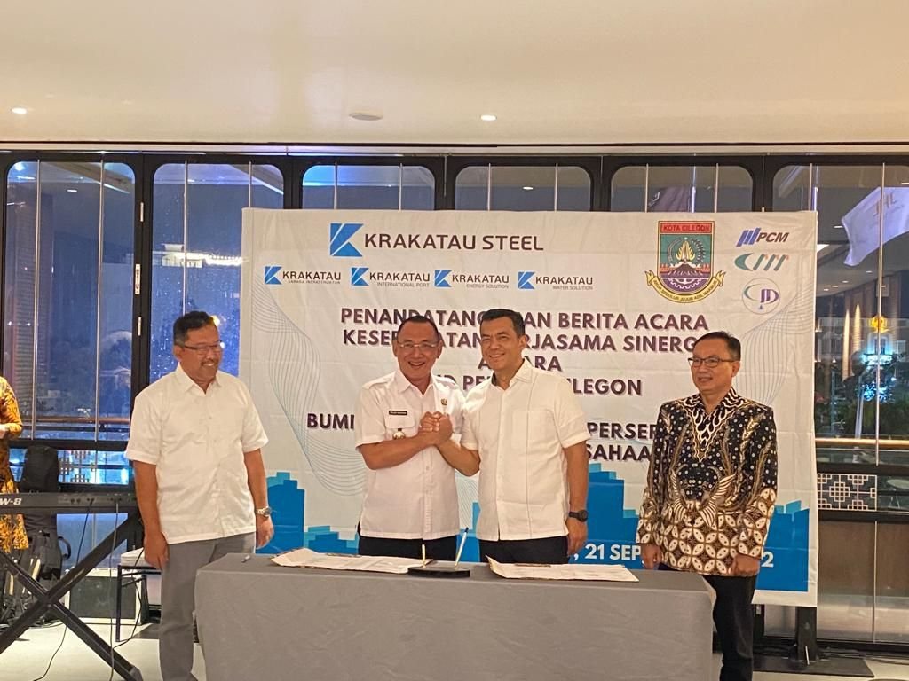 Pemkot Cilegon Kerjasama PT Krakatau Steel, Ini 4 Hasil Kesepakatannya