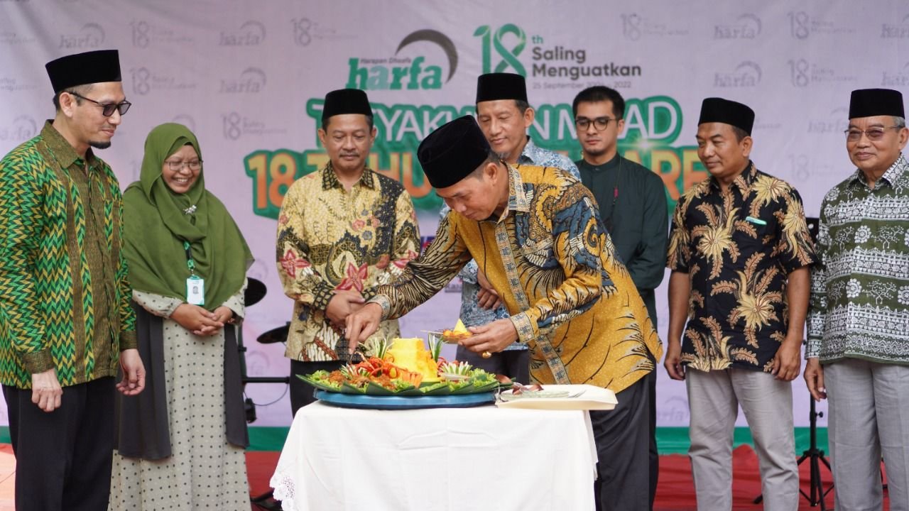 Milad 18 Tahun, LAZ Harfa Peletakan Batu Pertama Masjid Rumah Quran