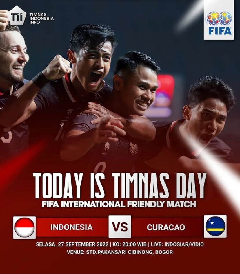 Malam ini! Link Streaming Indonesia Vs Curacao FIFA Matchday 7 Malam ini! Link Streaming Indonesia Vs Curacao FIFA Matchday
