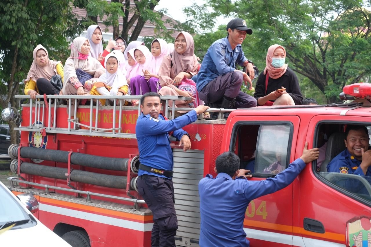 Anak TK KWPK Dibekali Pemahaman Pencegahan Kebakaran