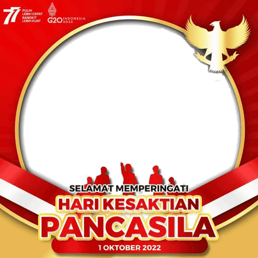 10 Link Twibbon Hari Kesaktian Pancasila 1 Oktober 2022, Desain Bergambar Burung Garuda Pancasila yang Keren 1 10 Link Twibbon Hari Kesaktian Pancasila 1 Oktober 2022, Desain Bergambar Burung Garuda Pancasila yang Keren