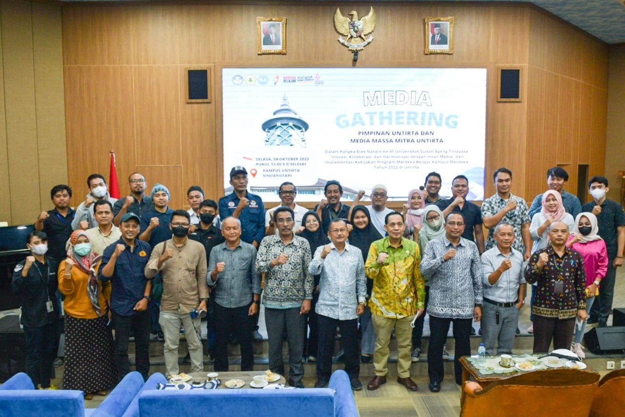 Rektor Untirta Fatah Sulaiman Minta Perkuat Sinergitas dengan Media