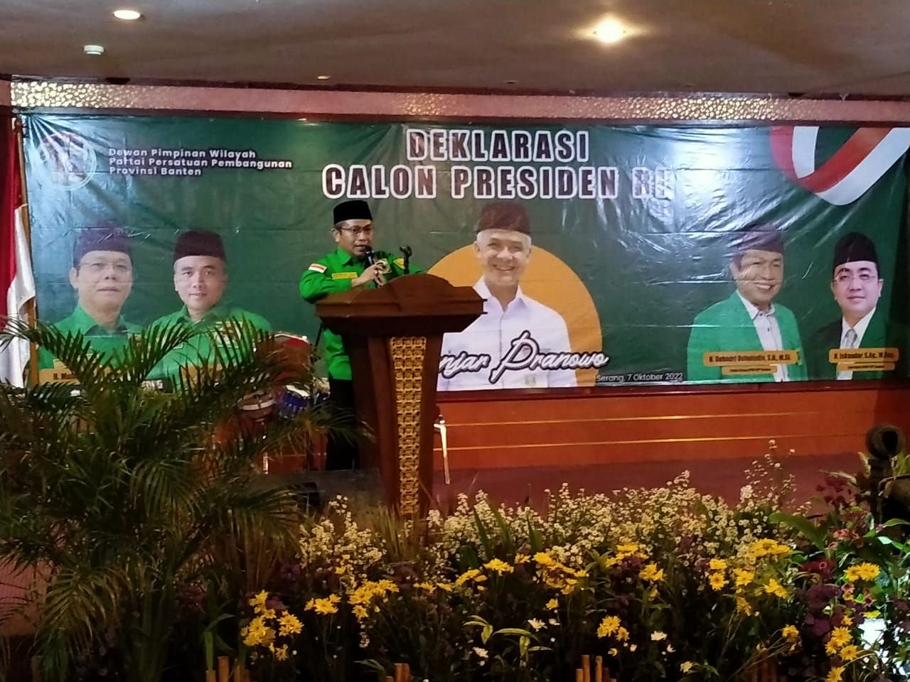 Usung Ganjar Pranowo Capres, Ketua DPW PPP Banten: Beliau Dekat dengan Masyarakat