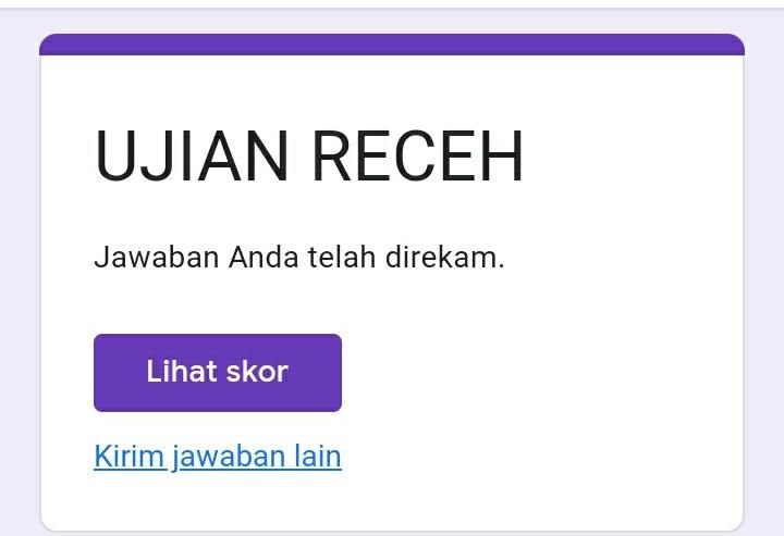 Klik Link Ujian Receh Docs Google From, Tes Sereceh Apakah Kamu di Sini 1 Klik Link Ujian Receh Docs Google From, Tes Sereceh Apakah Kamu di Sini