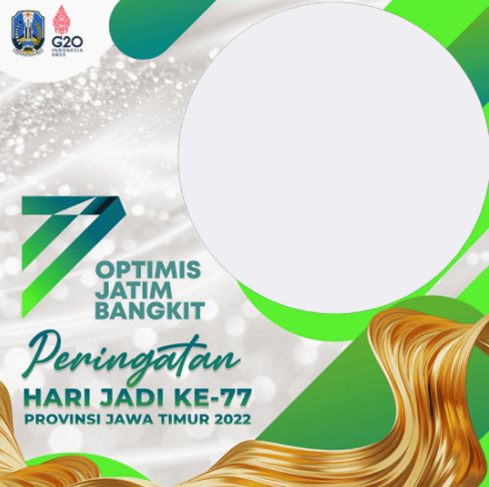 13 Link Twibbon Hari Jadi Provinsi Jawa Timur ke-77 Tahun 2022, Desain Keren serta Kekinian