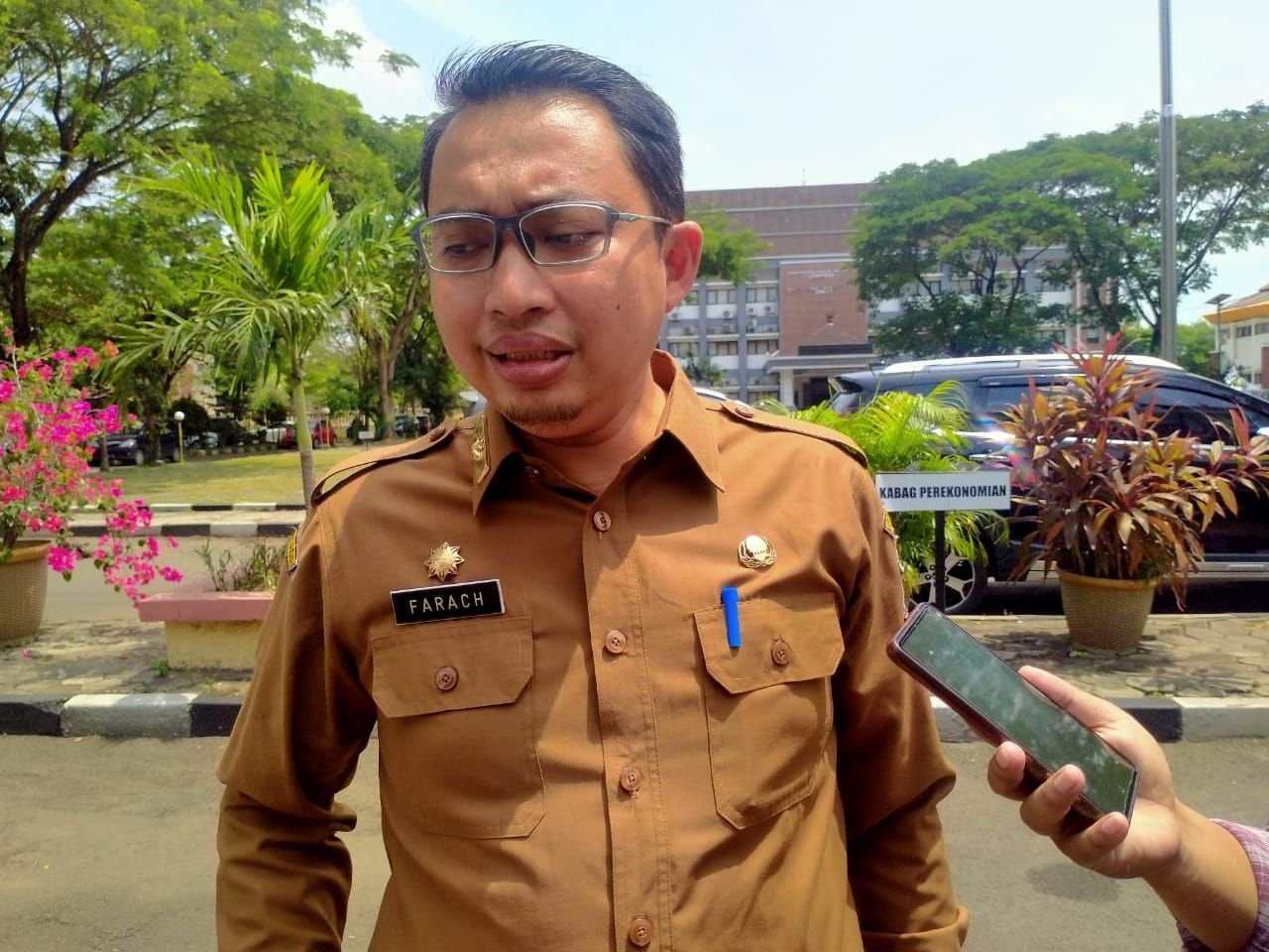 Kepala DLH Kota Serang Farach Richi mengungkapkan soal rencana Pemkot Serang terkait pembangunan Taman Spur