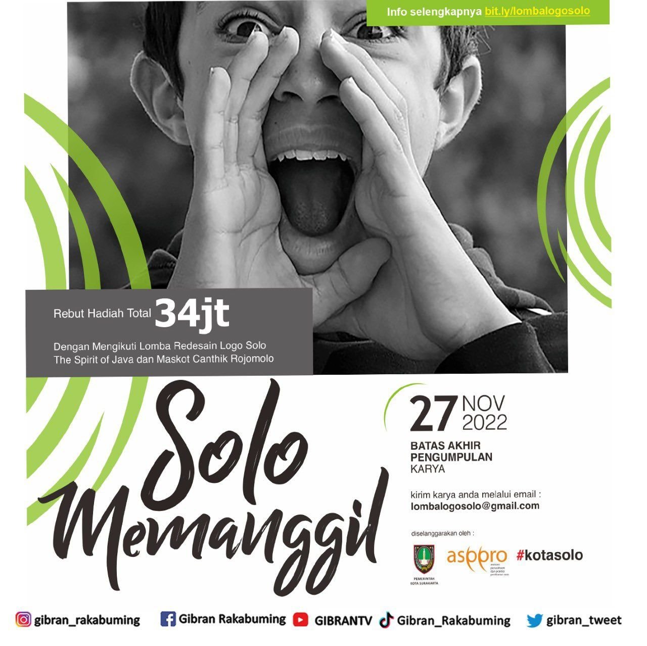 Gibran Rakabuming Promosi Lomba Berhadiah Rp34 Juta, Ikut Yuk! 1 Gibran Rakabuming Promosi Lomba Berhadiah Rp34 Juta, Ikut Yuk!