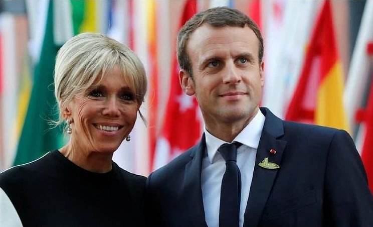 Terpaut Beda Usia 25 Tahun, Ini Profil Brigitte Macron Istri Presiden Prancis Emmanuel Macron