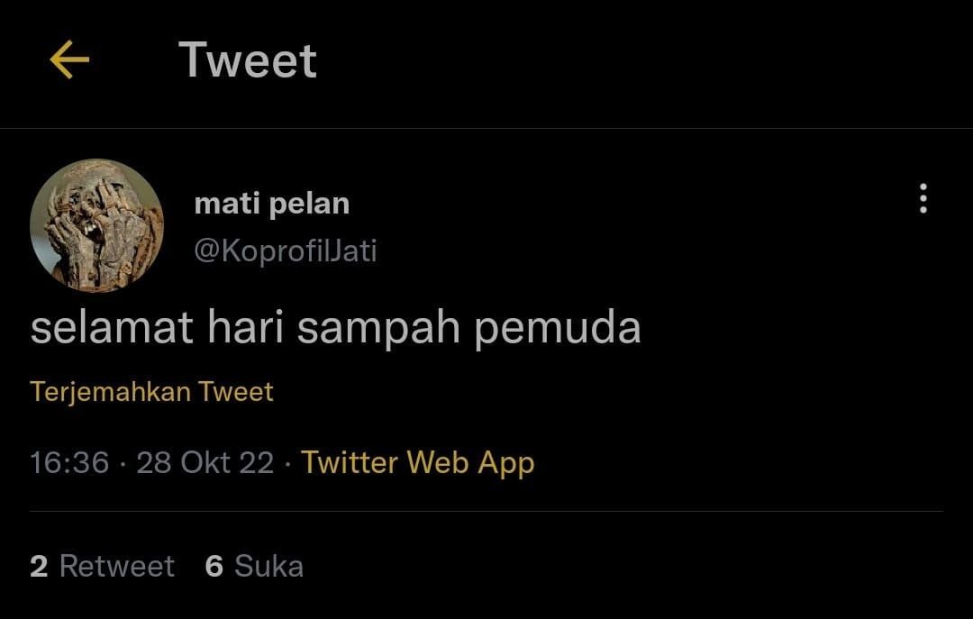 Selain Mengolok-Olok Ibu Negara, Koprofiljati Juga Melecehkan Hari Sumpah Pemuda