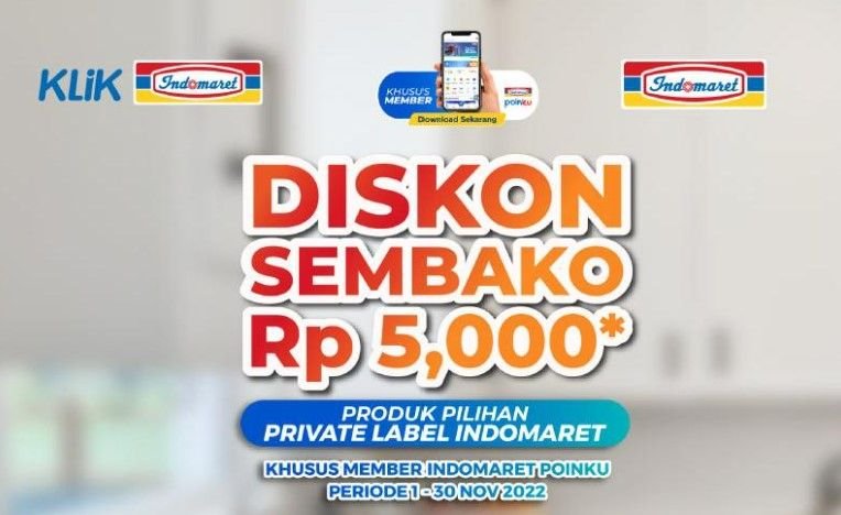 Katalog Promo JSM Indomaret 18 November 2022, Terdapat Produk Beli 2 Gratis 1
