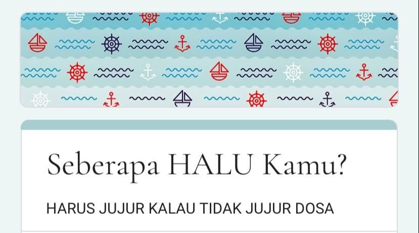 Coba Link Tes Ujian Halu Docs Google Form, Ketahui Tingkat Kehaluan Kamu ke Doi? 1 Coba Link Tes Ujian Halu Docs Google Form, Ketahui Tingkat Kehaluan Kamu ke Doi?