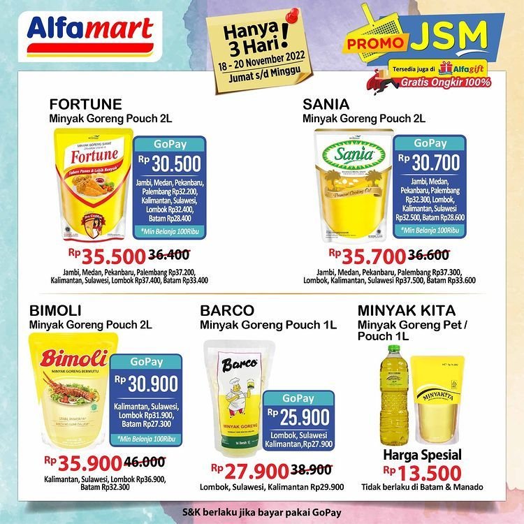 BERAKHIR HARI INI! Katalog Promo JSM Alfamart 18-20 November 2022, Banyak Diskon Produk Gede-gedean 5 BERAKHIR HARI INI! Katalog Promo JSM Alfamart 18-20 November 2022, Banyak Diskon Produk Gede-gedean