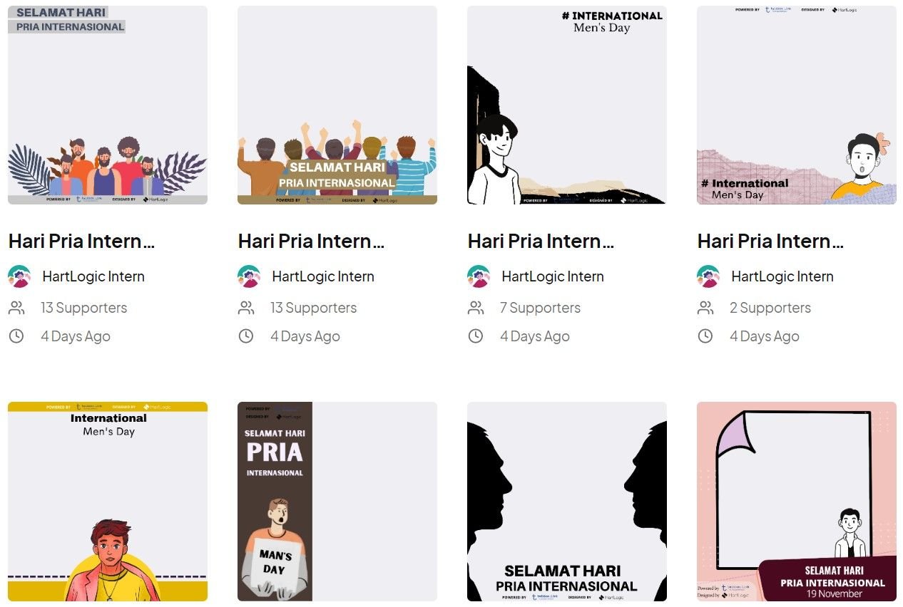 KLIK DI SINI! 20 Link Twibbon Hari Pria Internasional 2022 yang Mewah dan Elegan