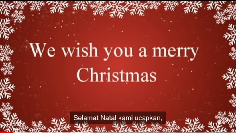 Lirik Lagu We Wish You a Marry Christmas dengan Terjemahan Bahasa Indonesia, Meriahkan Hari Natal 1 Lirik Lagu We Wish You a Marry Christmas dengan Terjemahan Bahasa Indonesia, Meriahkan Hari Natal