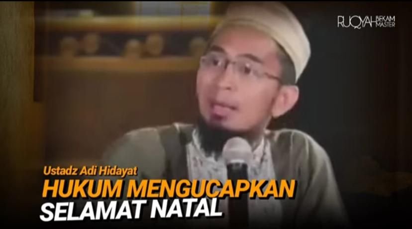 Apa Hukum Mengucapkan Selamat Natal? Simak Penjelasan dari Ustadz Adi Hidayat 1 Apa Hukum Mengucapkan Selamat Natal? Simak Penjelasan dari Ustadz Adi Hidayat