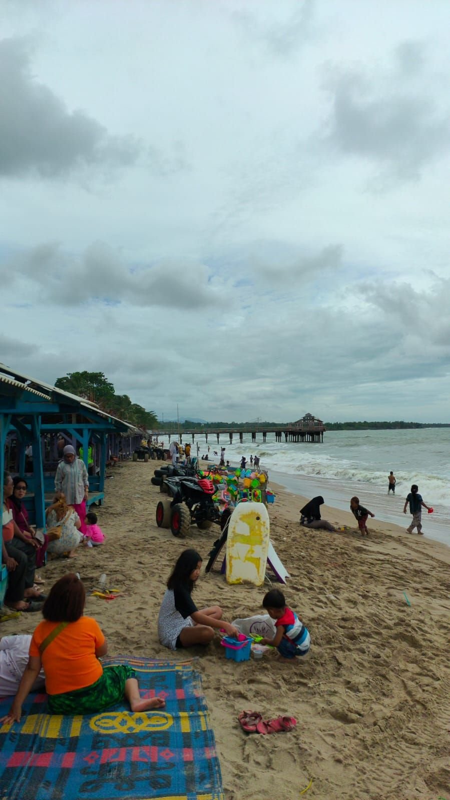 Sepi Pengunjung Saat Libur Tahun Baru, Pedagang Anyer Tidak Berjualan