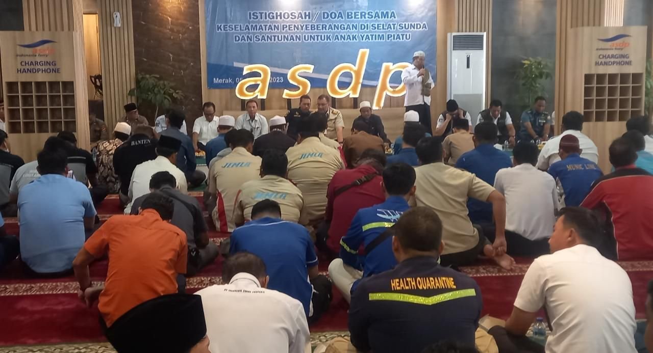 Kecelakaan di Pelabuhan Merak Tinggi, Pelaku Pelayaran Gelar Istigosah