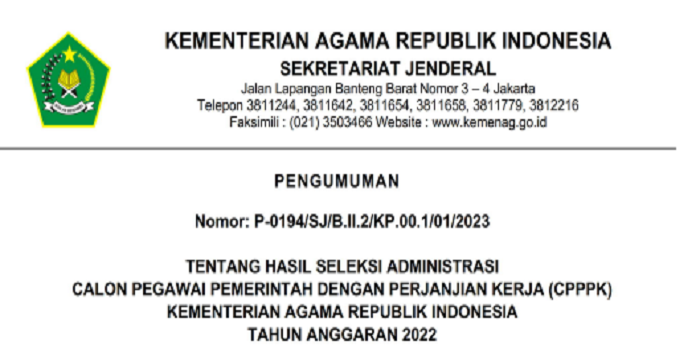 Cara Mengajukan Masa Sanggah Administrasi Calon PPPK Kemenag 2022, Mudah dan Tidak Ribet 3 Cara Mengajukan Masa Sanggah Administrasi Calon PPPK Kemenag 2022, Mudah dan Tidak Ribet