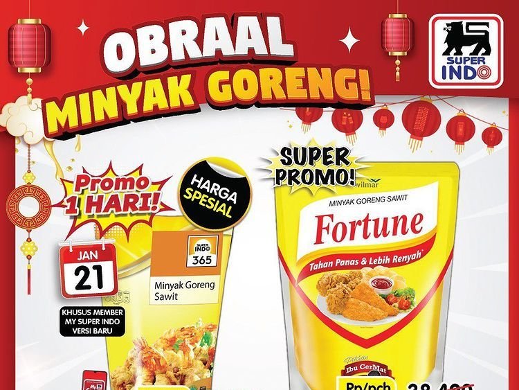 Spesial Imlek, Ini Katalog Promo JSM Superindo 20-22 Januari 2023, Ada Obral Minyak Goreng Harga Murah 9 Spesial Imlek, Ini Katalog Promo JSM Superindo 20-22 Januari 2023, Ada Obral Minyak Goreng Harga Murah