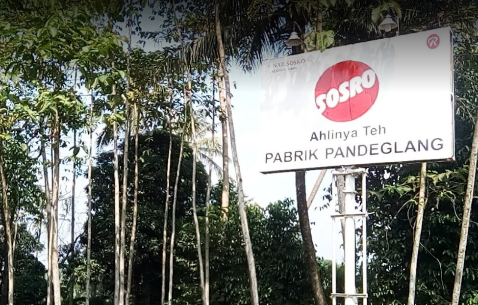 Sampai saat ini pabrik Sosro Pandeglang belum beroperasi, sepi dan hanya ada satpam