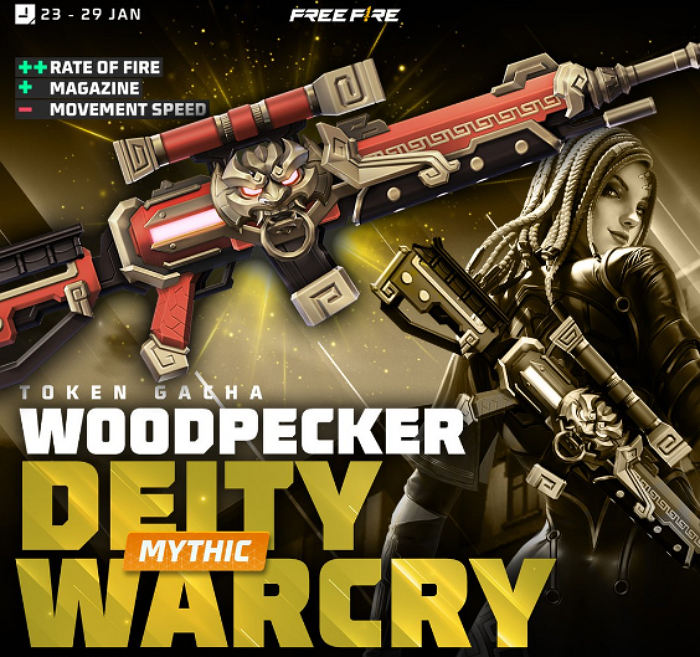 Terbaru Kode Redeem FF Free Fire 25 Januari 2023, Klaim Diamond, Senjata Hingga Skin Epic Gratis