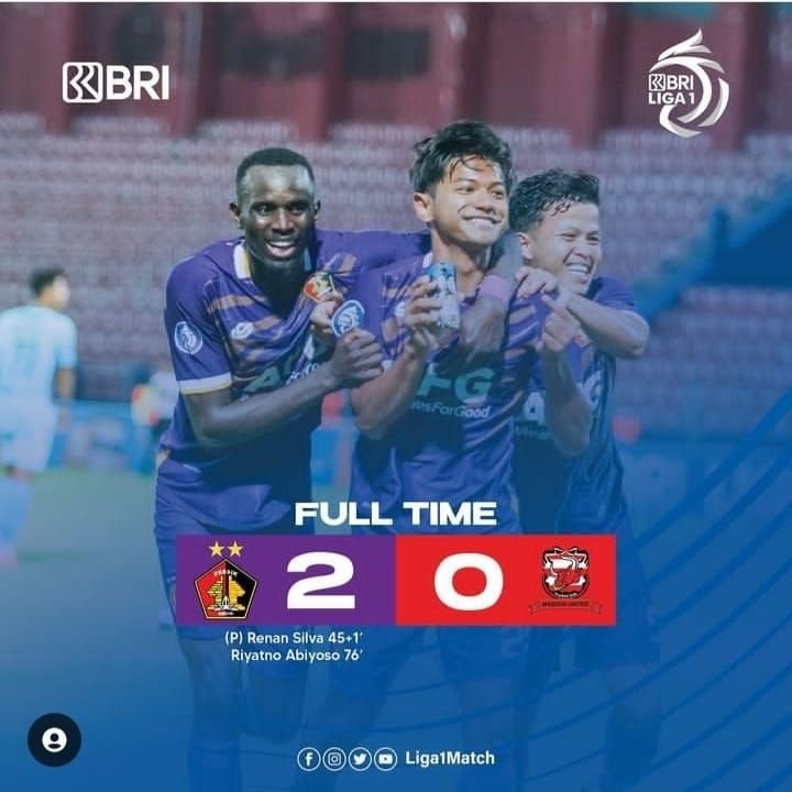 Liga 1 2022-2023: Diluar Dugaan Madura United Takluk Oleh Tim Papan Bawah, Persik Kediri. 3 Liga 1 2022-2023: Diluar Dugaan Madura United Takluk Oleh Tim Papan Bawah, Persik Kediri.