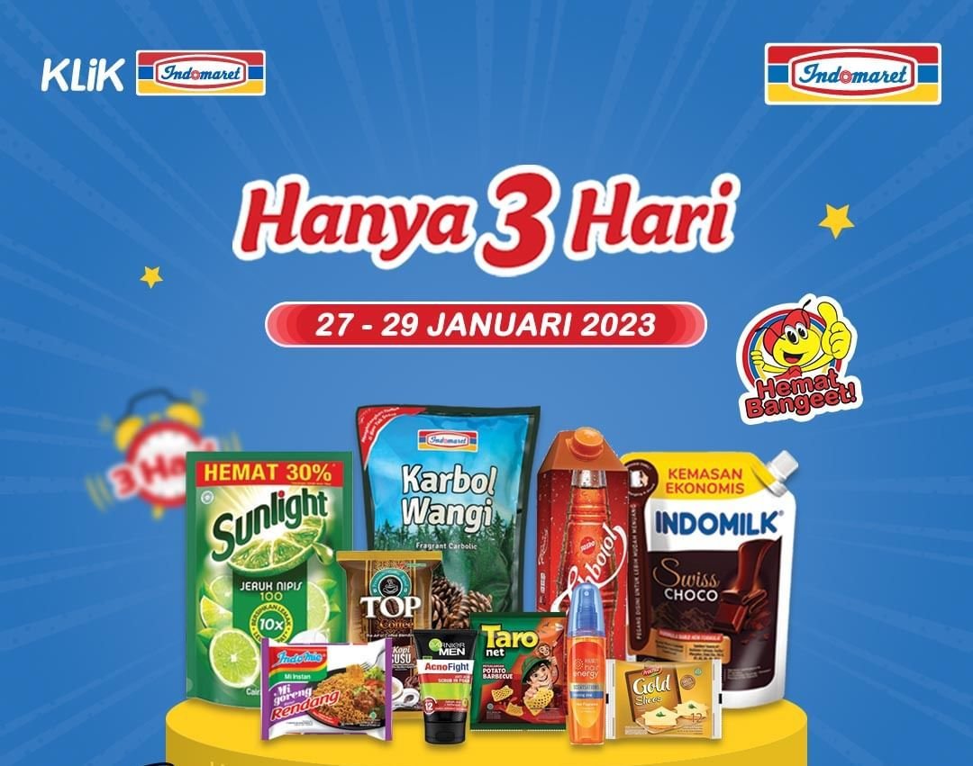 SIKAT! Katalog Promo JSM Indomaret 27-29 Januari 2023, Minyak Goreng 2 Liter Cuma Rp 35 Ribu