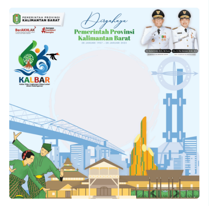 Terbaru! 10 Link Twibbon Hari Jadi Provinsi Kalimantan Barat ke-66 Tahun 2023, Desain Keren dan Kekinian 1 Terbaru! 10 Link Twibbon Hari Jadi Provinsi Kalimantan Barat ke-66 Tahun 2023, Desain Keren dan Kekinian