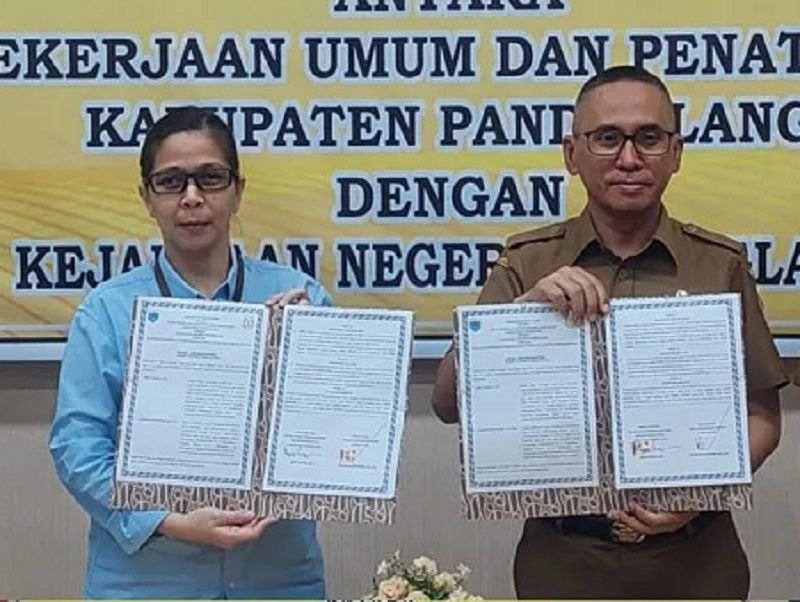 Optimalkan Kualitas Pembangunan Infrastruktur, DPUPR Pandeglang dan Kejaksaan Teken MoU
