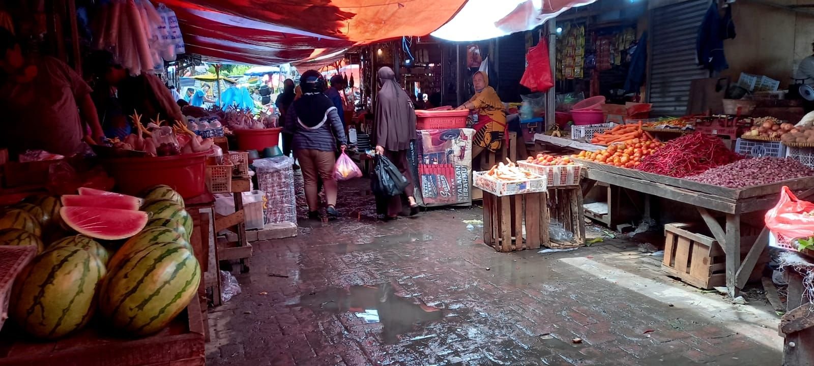 Kondisinya Becek dan Semrawut, PT Inkindo Tertarik Bangun dan Kelola Pasar Baru Kranggot Kota Cilegon